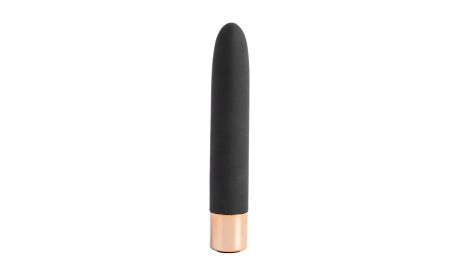 Poratable G-Spot Vibrator 7 Modes Stimulation Nipple Clit Vibrating Masager (Color: BLACK)